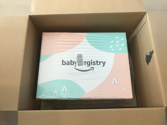 ベビーレジストリ「出産準備お試しBox」の箱